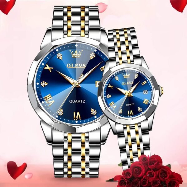 OLEVS 5563 Couple Watch